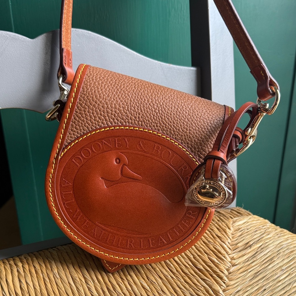 Dooney & Bourke Tan Leather Shoulder Bag